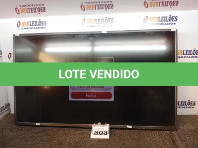 LOTE 303 - 01 TV MARCA LG 40” POLEGADAS PARA RETIRADA DE PEÇAS. (NO ESTADO) ATENÇÃO! FAZER A VISITAÇÃO ANTES DE ARREMATAR, NÃO SABEMOS SE FUNCIONA. LEILÃO NÃO TEM GARANTIA E NEM DEVOLUÇÃO, SUJEITO A POSSÍVEIS AVARIAS VISÍVEIS/OCULTAS E/OU AUSÊNCIA DE COMPONENTES.