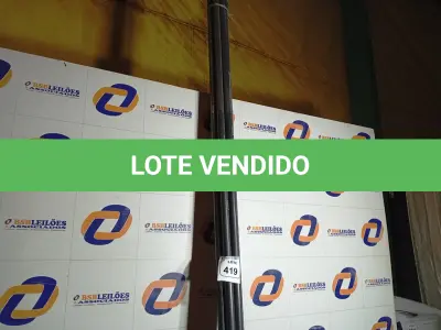 LOTE 419 - 08 ELETRODUTOS ROSCÁVEIS ANTI-CHAMAS. (NO ESTADO) ATENÇÃO! FAZER A VISITAÇÃO ANTES DE ARREMATAR, NÃO SABEMOS SE FUNCIONA. LEILÃO NÃO TEM GARANTIA E NEM DEVOLUÇÃO, SUJEITO A POSSÍVEIS AVARIAS VISÍVEIS/OCULTAS E/OU AUSÊNCIA DE COMPONENTES.