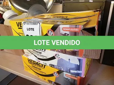LOTE 236 - 02 CAIXAS DE VEDACIT ARGAMASSA POLIMÉRICA IMPERMEÁVEL. (NO ESTADO) ATENÇÃO! FAZER A VISITAÇÃO ANTES DE ARREMATAR, NÃO SABEMOS SE FUNCIONA. LEILÃO NÃO TEM GARANTIA E NEM DEVOLUÇÃO, SUJEITO A POSSÍVEIS AVARIAS VISÍVEIS/OCULTAS E/OU AUSÊNCIA DE COMPONENTES.