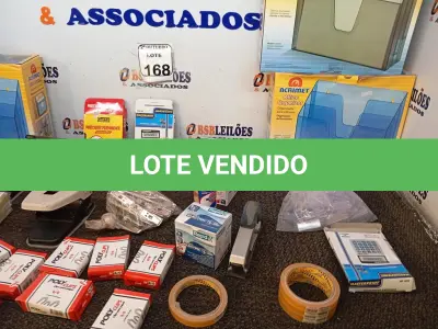 LOTE 168 - 01 LOTE COM DIVERSOS MATERIAIS PARA ESCRITÓRIO E 03 ORGANIZADORES DE PAPEL. (NO ESTADO) ATENÇÃO! FAZER A VISITAÇÃO ANTES DE ARREMATAR, NÃO SABEMOS SE FUNCIONA. LEILÃO NÃO TEM GARANTIA E NEM DEVOLUÇÃO, SUJEITO A POSSÍVEIS AVARIAS VISÍVEIS/OCULTAS E/OU AUSÊNCIA DE COMPONENTES.