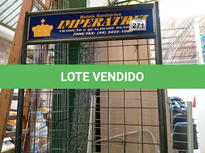 LOTE 271 - 01 EXPOSITOR, 01 ROLO DE TELA E MATERIAIS DIVERSOS. (NO ESTADO) ATENÇÃO! FAZER A VISITAÇÃO ANTES DE ARREMATAR, NÃO SABEMOS SE FUNCIONA. LEILÃO NÃO TEM GARANTIA E NEM DEVOLUÇÃO, SUJEITO A POSSÍVEIS AVARIAS VISÍVEIS/OCULTAS E/OU AUSÊNCIA DE COMPONENTES.