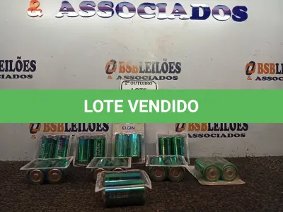 LOTE 324 - 18 PILHAS ELGIN D ALCALINA 1.5 V. (NO ESTADO) ATENÇÃO! FAZER A VISITAÇÃO ANTES DE ARREMATAR, NÃO SABEMOS SE FUNCIONA. LEILÃO NÃO TEM GARANTIA E NEM DEVOLUÇÃO, SUJEITO A POSSÍVEIS AVARIAS VISÍVEIS/OCULTAS E/OU AUSÊNCIA DE COMPONENTES.