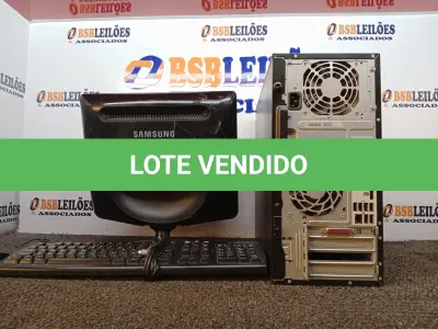 LOTE 250 - 01 CPU, 01 MONITOR E 01 TECLADO. (NO ESTADO) ATENÇÃO! FAZER A VISITAÇÃO ANTES DE ARREMATAR, NÃO SABEMOS SE FUNCIONA. LEILÃO NÃO TEM GARANTIA E NEM DEVOLUÇÃO, SUJEITO A POSSÍVEIS AVARIAS VISÍVEIS/OCULTAS E/OU AUSÊNCIA DE COMPONENTES.