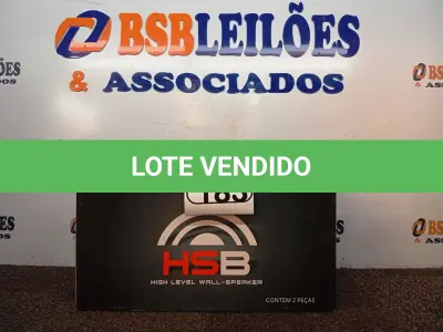 LOTE 183 - 01 AUDIO SPEAKER MARCA HOTSOUND MODELO HSB-3WPP(NOVO). (NO ESTADO) ATENÇÃO! FAZER A VISITAÇÃO ANTES DE ARREMATAR, NÃO SABEMOS SE FUNCIONA. LEILÃO NÃO TEM GARANTIA E NEM DEVOLUÇÃO, SUJEITO A POSSÍVEIS AVARIAS VISÍVEIS/OCULTAS E/OU AUSÊNCIA DE COMPONENTES.