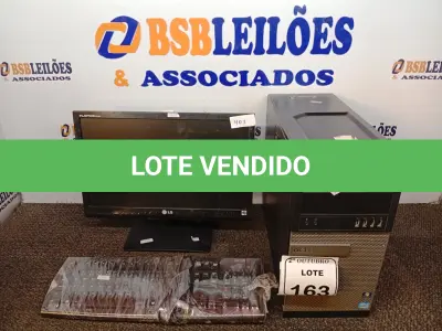 LOTE 163 - 01 CPU COM TECLADO E 01 MONITOR. (NO ESTADO) ATENÇÃO! FAZER A VISITAÇÃO ANTES DE ARREMATAR, NÃO SABEMOS SE FUNCIONA. LEILÃO NÃO TEM GARANTIA E NEM DEVOLUÇÃO, SUJEITO A POSSÍVEIS AVARIAS VISÍVEIS/OCULTAS E/OU AUSÊNCIA DE COMPONENTES.