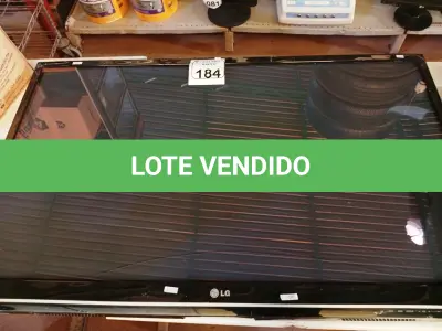 LOTE 184 - 01 TV MARCA LG 50” POLEGADAS PARA RETIRADA DE PEÇAS. (NO ESTADO) ATENÇÃO! FAZER A VISITAÇÃO ANTES DE ARREMATAR, NÃO SABEMOS SE FUNCIONA. LEILÃO NÃO TEM GARANTIA E NEM DEVOLUÇÃO, SUJEITO A POSSÍVEIS AVARIAS VISÍVEIS/OCULTAS E/OU AUSÊNCIA DE COMPONENTES.