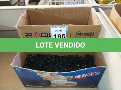 LOTE 195 - 01 LOTE COM GRANDE QUANTIDADE DE BUCHAS, PARAFUSOS E MATERIAIS DIVERSOS. (NO ESTADO) ATENÇÃO! FAZER A VISITAÇÃO ANTES DE ARREMATAR, NÃO SABEMOS SE FUNCIONA. LEILÃO NÃO TEM GARANTIA E NEM DEVOLUÇÃO, SUJEITO A POSSÍVEIS AVARIAS VISÍVEIS/OCULTAS E/OU AUSÊNCIA DE COMPONENTES.