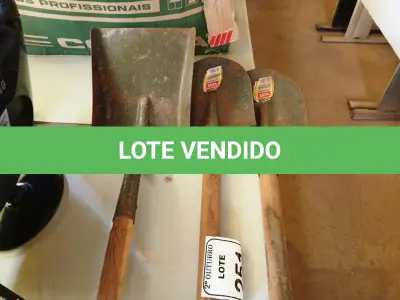 LOTE 251 - 03 PÁS DIVERSAS. (NO ESTADO) ATENÇÃO! FAZER A VISITAÇÃO ANTES DE ARREMATAR, NÃO SABEMOS SE FUNCIONA. LEILÃO NÃO TEM GARANTIA E NEM DEVOLUÇÃO, SUJEITO A POSSÍVEIS AVARIAS VISÍVEIS/OCULTAS E/OU AUSÊNCIA DE COMPONENTES.