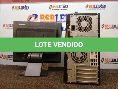 LOTE 235 - 01 CPU E 01 MONITOR. (NO ESTADO) ATENÇÃO! FAZER A VISITAÇÃO ANTES DE ARREMATAR, NÃO SABEMOS SE FUNCIONA. LEILÃO NÃO TEM GARANTIA E NEM DEVOLUÇÃO, SUJEITO A POSSÍVEIS AVARIAS VISÍVEIS/OCULTAS E/OU AUSÊNCIA DE COMPONENTES.