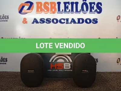 LOTE 183 - 01 AUDIO SPEAKER MARCA HOTSOUND MODELO HSB-3WPP(NOVO). (NO ESTADO) ATENÇÃO! FAZER A VISITAÇÃO ANTES DE ARREMATAR, NÃO SABEMOS SE FUNCIONA. LEILÃO NÃO TEM GARANTIA E NEM DEVOLUÇÃO, SUJEITO A POSSÍVEIS AVARIAS VISÍVEIS/OCULTAS E/OU AUSÊNCIA DE COMPONENTES.