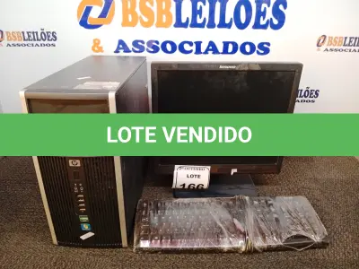 LOTE 166 - 01 PC ALL IN ONE MARCA HP. (NO ESTADO) ATENÇÃO! FAZER A VISITAÇÃO ANTES DE ARREMATAR, NÃO SABEMOS SE FUNCIONA. LEILÃO NÃO TEM GARANTIA E NEM DEVOLUÇÃO, SUJEITO A POSSÍVEIS AVARIAS VISÍVEIS/OCULTAS E/OU AUSÊNCIA DE COMPONENTES.