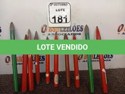 LOTE 181 - 10 PONTEIROS DE FERRO MARCAS E MODELOS DIVERSOS. (NO ESTADO) ATENÇÃO! FAZER A VISITAÇÃO ANTES DE ARREMATAR, NÃO SABEMOS SE FUNCIONA. LEILÃO NÃO TEM GARANTIA E NEM DEVOLUÇÃO, SUJEITO A POSSÍVEIS AVARIAS VISÍVEIS/OCULTAS E/OU AUSÊNCIA DE COMPONENTES.