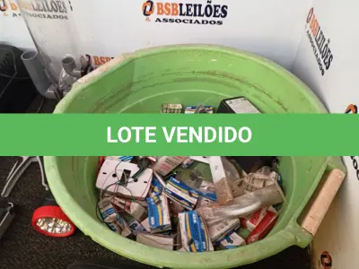 LOTE 257 - 01 LOTE COM MATERIAIS DIVERSOS. (NO ESTADO) ATENÇÃO! FAZER A VISITAÇÃO ANTES DE ARREMATAR, NÃO SABEMOS SE FUNCIONA. LEILÃO NÃO TEM GARANTIA E NEM DEVOLUÇÃO, SUJEITO A POSSÍVEIS AVARIAS VISÍVEIS/OCULTAS E/OU AUSÊNCIA DE COMPONENTES.