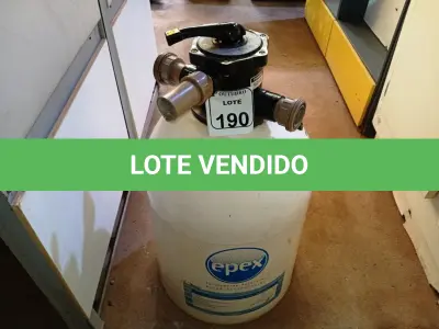 LOTE 190 - 01 FILTRO DE PISCINA. (NO ESTADO) ATENÇÃO! FAZER A VISITAÇÃO ANTES DE ARREMATAR, NÃO SABEMOS SE FUNCIONA. LEILÃO NÃO TEM GARANTIA E NEM DEVOLUÇÃO, SUJEITO A POSSÍVEIS AVARIAS VISÍVEIS/OCULTAS E/OU AUSÊNCIA DE COMPONENTES.