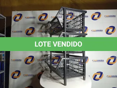 LOTE 452 - 03 CESTAS ORGANIZADORAS DE PLÁSTICO. (NO ESTADO) ATENÇÃO! FAZER A VISITAÇÃO ANTES DE ARREMATAR, NÃO SABEMOS SE FUNCIONA. LEILÃO NÃO TEM GARANTIA E NEM DEVOLUÇÃO, SUJEITO A POSSÍVEIS AVARIAS VISÍVEIS/OCULTAS E/OU AUSÊNCIA DE COMPONENTES.
