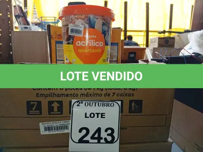 LOTE 243 - 12 REJUNTES ACRÍLICO 1KG CADA. (NO ESTADO) ATENÇÃO! FAZER A VISITAÇÃO ANTES DE ARREMATAR, NÃO SABEMOS SE FUNCIONA. LEILÃO NÃO TEM GARANTIA E NEM DEVOLUÇÃO, SUJEITO A POSSÍVEIS AVARIAS VISÍVEIS/OCULTAS E/OU AUSÊNCIA DE COMPONENTES.