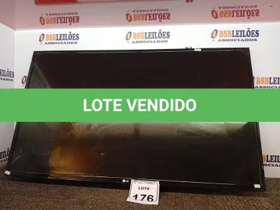 LOTE 176 - 01 TV MARCA LG 43” POLEGADAS PARA RETIRADA DE PEÇAS. (NO ESTADO) ATENÇÃO! FAZER A VISITAÇÃO ANTES DE ARREMATAR, NÃO SABEMOS SE FUNCIONA. LEILÃO NÃO TEM GARANTIA E NEM DEVOLUÇÃO, SUJEITO A POSSÍVEIS AVARIAS VISÍVEIS/OCULTAS E/OU AUSÊNCIA DE COMPONENTES.