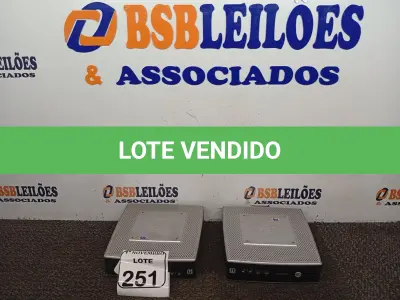 LOTE 251 - 02 MINIS CPU’S HP. (NO ESTADO) ATENÇÃO! FAZER A VISITAÇÃO ANTES DE ARREMATAR, NÃO SABEMOS SE FUNCIONA. LEILÃO NÃO TEM GARANTIA E NEM DEVOLUÇÃO, SUJEITO A POSSÍVEIS AVARIAS VISÍVEIS/OCULTAS E/OU AUSÊNCIA DE COMPONENTES.