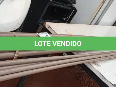 LOTE 531 - 14 CANOS DE ÁGUA MEDIDAS DIVERSAS. (NO ESTADO) ATENÇÃO! FAZER A VISITAÇÃO ANTES DE ARREMATAR, NÃO SABEMOS SE FUNCIONA. LEILÃO NÃO TEM GARANTIA E NEM DEVOLUÇÃO, SUJEITO A POSSÍVEIS AVARIAS VISÍVEIS/OCULTAS E/OU AUSÊNCIA DE COMPONENTES.