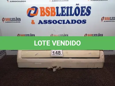 LOTE 148 - 01 EVAPORADORA MARCA LG 9.000BTU. (NO ESTADO) ATENÇÃO! FAZER A VISITAÇÃO ANTES DE ARREMATAR, NÃO SABEMOS SE FUNCIONA. LEILÃO NÃO TEM GARANTIA E NEM DEVOLUÇÃO, SUJEITO A POSSÍVEIS AVARIAS VISÍVEIS/OCULTAS E/OU AUSÊNCIA DE COMPONENTES.