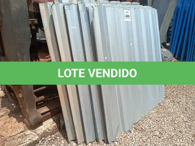 LOTE 499 - 01 LOTE COM APROXIMADAMENTE 22 PEDAÇOS DE TELHAS DE ZINCO. (NO ESTADO) ATENÇÃO! FAZER A VISITAÇÃO ANTES DE ARREMATAR, NÃO SABEMOS SE FUNCIONA. LEILÃO NÃO TEM GARANTIA E NEM DEVOLUÇÃO, SUJEITO A POSSÍVEIS AVARIAS VISÍVEIS/OCULTAS E/OU AUSÊNCIA DE COMPONENTES.