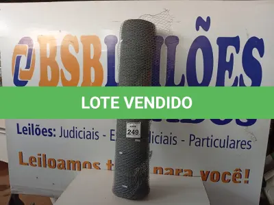 LOTE 249 - 01 ROLO DE TELA. (NO ESTADO) ATENÇÃO! FAZER A VISITAÇÃO ANTES DE ARREMATAR, NÃO SABEMOS SE FUNCIONA. LEILÃO NÃO TEM GARANTIA E NEM DEVOLUÇÃO, SUJEITO A POSSÍVEIS AVARIAS VISÍVEIS/OCULTAS E/OU AUSÊNCIA DE COMPONENTES.