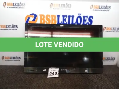 LOTE 243 - 01 TV MARCA SONY 32” POLEGADAS. (NO ESTADO) ATENÇÃO! FAZER A VISITAÇÃO ANTES DE ARREMATAR, NÃO SABEMOS SE FUNCIONA. LEILÃO NÃO TEM GARANTIA E NEM DEVOLUÇÃO, SUJEITO A POSSÍVEIS AVARIAS VISÍVEIS/OCULTAS E/OU AUSÊNCIA DE COMPONENTES.