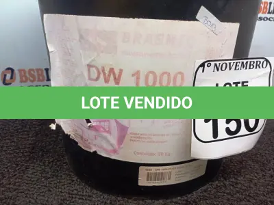 LOTE 150 - 01 MASSA ACRÍLICA DW-1000 PARA TRATAMENTO DE JUNTAS E ACABAMENTOS 30KG. (NO ESTADO) ATENÇÃO! FAZER A VISITAÇÃO ANTES DE ARREMATAR, NÃO SABEMOS SE FUNCIONA. LEILÃO NÃO TEM GARANTIA E NEM DEVOLUÇÃO, SUJEITO A POSSÍVEIS AVARIAS VISÍVEIS/OCULTAS E/OU AUSÊNCIA DE COMPONENTES.