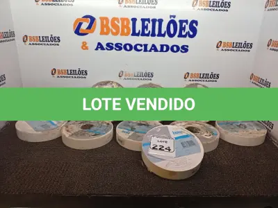 LOTE 224 - 09 ROLOS DE FITAS P/JUNTAS DE PAPEL MICRO PERFURADO. (NO ESTADO) ATENÇÃO! FAZER A VISITAÇÃO ANTES DE ARREMATAR, NÃO SABEMOS SE FUNCIONA. LEILÃO NÃO TEM GARANTIA E NEM DEVOLUÇÃO, SUJEITO A POSSÍVEIS AVARIAS VISÍVEIS/OCULTAS E/OU AUSÊNCIA DE COMPONENTES.