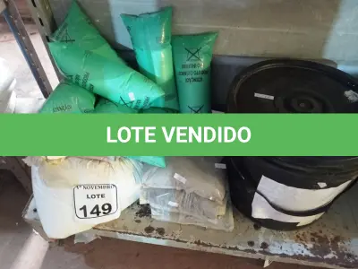 LOTE 149 - 01 MASSA ACRÍLICA DW-1000 PARA TRATAMENTO DE JUNTAS E ACABAMENTOS E MATERIAIS P/CONSTRUÇÃO DIVERSOS. (NO ESTADO) ATENÇÃO! FAZER A VISITAÇÃO ANTES DE ARREMATAR, NÃO SABEMOS SE FUNCIONA. LEILÃO NÃO TEM GARANTIA E NEM DEVOLUÇÃO, SUJEITO A POSSÍVEIS AVARIAS VISÍVEIS/OCULTAS E/OU AUSÊNCIA DE COMPONENTES.