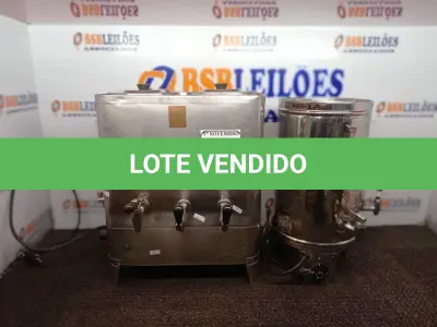 LOTE 062 - 02 CAFETEIRAS EM INOX MARCAS E MODELOS DIVERSOS. (NO ESTADO) ATENÇÃO! FAZER A VISITAÇÃO ANTES DE ARREMATAR, NÃO SABEMOS SE FUNCIONA. LEILÃO NÃO TEM GARANTIA E NEM DEVOLUÇÃO, SUJEITO A POSSÍVEIS AVARIAS VISÍVEIS/OCULTAS E/OU AUSÊNCIA DE COMPONENTES.