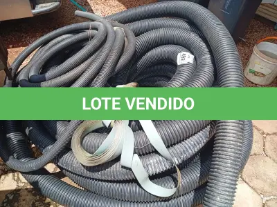 LOTE 492 - 01 LOTE C/MANGUEIRAS CORRUGADAS TAMANHOS DIVERSOS. (NO ESTADO) ATENÇÃO! FAZER A VISITAÇÃO ANTES DE ARREMATAR, NÃO SABEMOS SE FUNCIONA. LEILÃO NÃO TEM GARANTIA E NEM DEVOLUÇÃO, SUJEITO A POSSÍVEIS AVARIAS VISÍVEIS/OCULTAS E/OU AUSÊNCIA DE COMPONENTES.