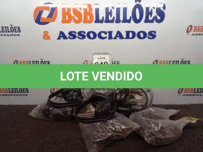 LOTE 040 - 09 ABAFADORES DE RUÍDO NA COR PRETO, MARCA DELTAPLUS. (NO ESTADO) ATENÇÃO! FAZER A VISITAÇÃO ANTES DE ARREMATAR, NÃO SABEMOS SE FUNCIONA. LEILÃO NÃO TEM GARANTIA E NEM DEVOLUÇÃO, SUJEITO A POSSÍVEIS AVARIAS VISÍVEIS/OCULTAS E/OU AUSÊNCIA DE COMPONENTES.