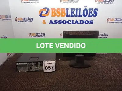 LOTE 057 - 01 CPU E 01 MONITOR MARCAS E MODELOS DIVERSOS. (NO ESTADO) ATENÇÃO! FAZER A VISITAÇÃO ANTES DE ARREMATAR, NÃO SABEMOS SE FUNCIONA. LEILÃO NÃO TEM GARANTIA E NEM DEVOLUÇÃO, SUJEITO A POSSÍVEIS AVARIAS VISÍVEIS/OCULTAS E/OU AUSÊNCIA DE COMPONENTES.