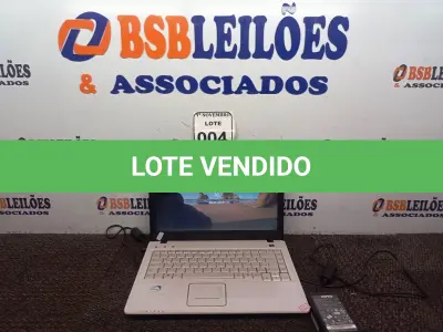 LOTE 004 - 01 NOTEBOOK COM CARREGADOR MARCA POSITIVO.     (NO ESTADO) ATENÇÃO! FAZER A VISITAÇÃO ANTES DE ARREMATAR, NÃO SABEMOS SE FUNCIONA. LEILÃO NÃO TEM GARANTIA E NEM DEVOLUÇÃO, SUJEITO A POSSÍVEIS AVARIAS VISÍVEIS/OCULTAS E/OU AUSÊNCIA DE COMPONENTES.