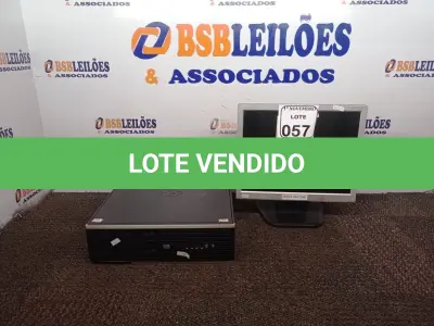 LOTE 057 - 01 CPU E 01 MONITOR MARCAS E MODELOS DIVERSOS. (NO ESTADO) ATENÇÃO! FAZER A VISITAÇÃO ANTES DE ARREMATAR, NÃO SABEMOS SE FUNCIONA. LEILÃO NÃO TEM GARANTIA E NEM DEVOLUÇÃO, SUJEITO A POSSÍVEIS AVARIAS VISÍVEIS/OCULTAS E/OU AUSÊNCIA DE COMPONENTES.