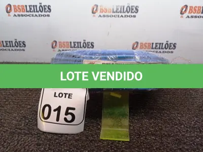 LOTE 015 - 01 ROLO DE FIO NA COR AZUL, MARCA STAR BRAZIL CABO FLEXÍVEL 45C/750V 1X10MM². (NO ESTADO) ATENÇÃO! FAZER A VISITAÇÃO ANTES DE ARREMATAR, NÃO SABEMOS SE FUNCIONA. LEILÃO NÃO TEM GARANTIA E NEM DEVOLUÇÃO, SUJEITO A POSSÍVEIS AVARIAS VISÍVEIS/OCULTAS E/OU AUSÊNCIA DE COMPONENTES.