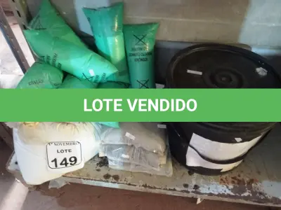 LOTE 149 - 01 MASSA ACRÍLICA DW-1000 PARA TRATAMENTO DE JUNTAS E ACABAMENTOS E MATERIAIS P/CONSTRUÇÃO DIVERSOS. (NO ESTADO) ATENÇÃO! FAZER A VISITAÇÃO ANTES DE ARREMATAR, NÃO SABEMOS SE FUNCIONA. LEILÃO NÃO TEM GARANTIA E NEM DEVOLUÇÃO, SUJEITO A POSSÍVEIS AVARIAS VISÍVEIS/OCULTAS E/OU AUSÊNCIA DE COMPONENTES.