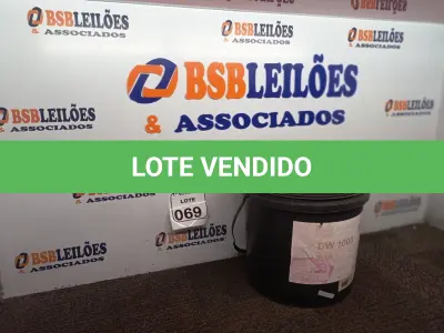 LOTE 069 - 01 MASSA ACRÍLICA DW-1000 PARA TRATAMENTO DE JUNTAS E ACABAMENTOS 30KG. (NO ESTADO) ATENÇÃO! FAZER A VISITAÇÃO ANTES DE ARREMATAR, NÃO SABEMOS SE FUNCIONA. LEILÃO NÃO TEM GARANTIA E NEM DEVOLUÇÃO, SUJEITO A POSSÍVEIS AVARIAS VISÍVEIS/OCULTAS E/OU AUSÊNCIA DE COMPONENTES.