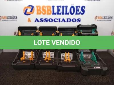 LOTE 241 - 05 IMPRESSORAS DE ETIQUETAS MARCA ZEBRA. (NO ESTADO) ATENÇÃO! FAZER A VISITAÇÃO ANTES DE ARREMATAR, NÃO SABEMOS SE FUNCIONA. LEILÃO NÃO TEM GARANTIA E NEM DEVOLUÇÃO, SUJEITO A POSSÍVEIS AVARIAS VISÍVEIS/OCULTAS E/OU AUSÊNCIA DE COMPONENTES.