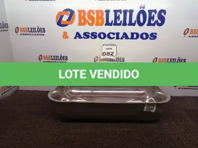 LOTE 082 - 01 CUBA INOX N2 AÇO 430 3.1/2 56X34X14 FABRINO (NOVA). (NO ESTADO) ATENÇÃO! FAZER A VISITAÇÃO ANTES DE ARREMATAR, NÃO SABEMOS SE FUNCIONA. LEILÃO NÃO TEM GARANTIA E NEM DEVOLUÇÃO, SUJEITO A POSSÍVEIS AVARIAS VISÍVEIS/OCULTAS E/OU AUSÊNCIA DE COMPONENTES.