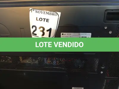 LOTE 231 - 01 TV MARCA LG 42”. (NO ESTADO) ATENÇÃO! FAZER A VISITAÇÃO ANTES DE ARREMATAR, NÃO SABEMOS SE FUNCIONA. LEILÃO NÃO TEM GARANTIA E NEM DEVOLUÇÃO, SUJEITO A POSSÍVEIS AVARIAS VISÍVEIS/OCULTAS E/OU AUSÊNCIA DE COMPONENTES.