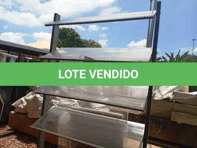 LOTE 474 - 01 ESTANTE EXPOSITORA COM 04 DIVISÓRIAS EM ACRÍLICO. (NO ESTADO) ATENÇÃO! FAZER A VISITAÇÃO ANTES DE ARREMATAR, NÃO SABEMOS SE FUNCIONA. LEILÃO NÃO TEM GARANTIA E NEM DEVOLUÇÃO, SUJEITO A POSSÍVEIS AVARIAS VISÍVEIS/OCULTAS E/OU AUSÊNCIA DE COMPONENTES.