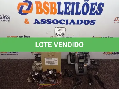 LOTE 008 - 03 APARELHOS TELEFÔNICOS SEM FIO MARCA INTELBRÁS E VÁRIOS COOLERS DE DIVERSOS TAMANHOS. (NO ESTADO) ATENÇÃO! FAZER A VISITAÇÃO ANTES DE ARREMATAR, NÃO SABEMOS SE FUNCIONA. LEILÃO NÃO TEM GARANTIA E NEM DEVOLUÇÃO, SUJEITO A POSSÍVEIS AVARIAS VISÍVEIS/OCULTAS E/OU AUSÊNCIA DE COMPONENTES.