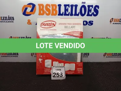 LOTE 253 - 01 ARMÁRIO P/BANHEIRO MARCA DURIN C/ESPELHO. (NO ESTADO) ATENÇÃO! FAZER A VISITAÇÃO ANTES DE ARREMATAR, NÃO SABEMOS SE FUNCIONA. LEILÃO NÃO TEM GARANTIA E NEM DEVOLUÇÃO, SUJEITO A POSSÍVEIS AVARIAS VISÍVEIS/OCULTAS E/OU AUSÊNCIA DE COMPONENTES.