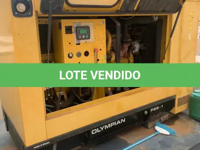 LOTE 549 - 01 GRUPO GERADOR OLYMPLAN MODELO GEP88 220/127V, IDNO:ENO3839 ANO 2010, NÚMERO DE SERIES:B4502491 - NCM/SH: 85021210. (NO ESTADO) (RETIRAR EM GOIÂNIA - GO)