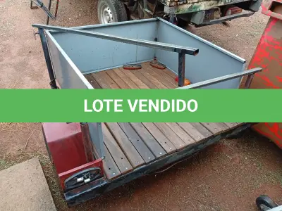 LOTE 524 - 01 CARRETINHA SEM DOCUMENTO. (NO ESTADO) ATENÇÃO! FAZER A VISITAÇÃO ANTES DE ARREMATAR, NÃO SABEMOS SE FUNCIONA. LEILÃO NÃO TEM GARANTIA E NEM DEVOLUÇÃO, SUJEITO A POSSÍVEIS AVARIAS VISÍVEIS/OCULTAS E/OU AUSÊNCIA DE COMPONENTES.