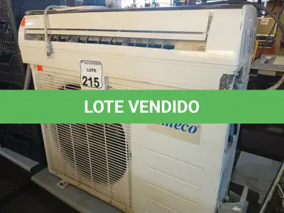 LOTE 215 - 01 CONDENSADORA MARCA KOMECO 12.000BTU E 01 EVAPORADORA DE TETO MARCA GREE. (NO ESTADO) ATENÇÃO! FAZER A VISITAÇÃO ANTES DE ARREMATAR, NÃO SABEMOS SE FUNCIONA. LEILÃO NÃO TEM GARANTIA E NEM DEVOLUÇÃO, SUJEITO A POSSÍVEIS AVARIAS VISÍVEIS/OCULTAS E/OU AUSÊNCIA DE COMPONENTES.