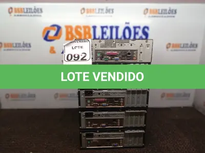 LOTE 092 - 05 CPU’S MARCAS E MODELOS DIVERSOS. (NO ESTADO) ATENÇÃO! FAZER A VISITAÇÃO ANTES DE ARREMATAR, NÃO SABEMOS SE FUNCIONA. LEILÃO NÃO TEM GARANTIA E NEM DEVOLUÇÃO, SUJEITO A POSSÍVEIS AVARIAS VISÍVEIS/OCULTAS E/OU AUSÊNCIA DE COMPONENTES.
