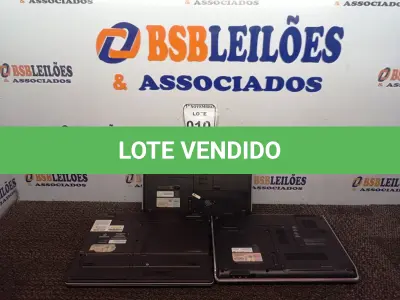 LOTE 010 - 03 NOTEBOOKS PARA RETIRADA DE PEÇAS. (NO ESTADO) ATENÇÃO! FAZER A VISITAÇÃO ANTES DE ARREMATAR, NÃO SABEMOS SE FUNCIONA. LEILÃO NÃO TEM GARANTIA E NEM DEVOLUÇÃO, SUJEITO A POSSÍVEIS AVARIAS VISÍVEIS/OCULTAS E/OU AUSÊNCIA DE COMPONENTES.